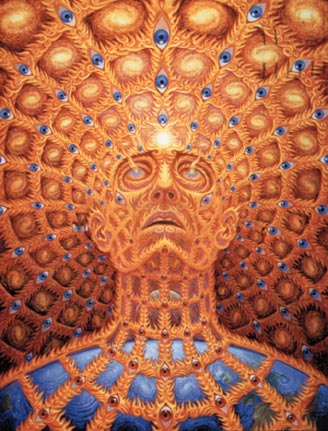 Painting by Alex Grey